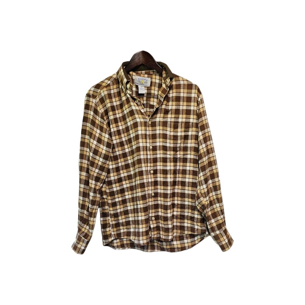 Vintage ALASKA‎ Flannel Wilderness Gear 1959 Plaid MEDIUM